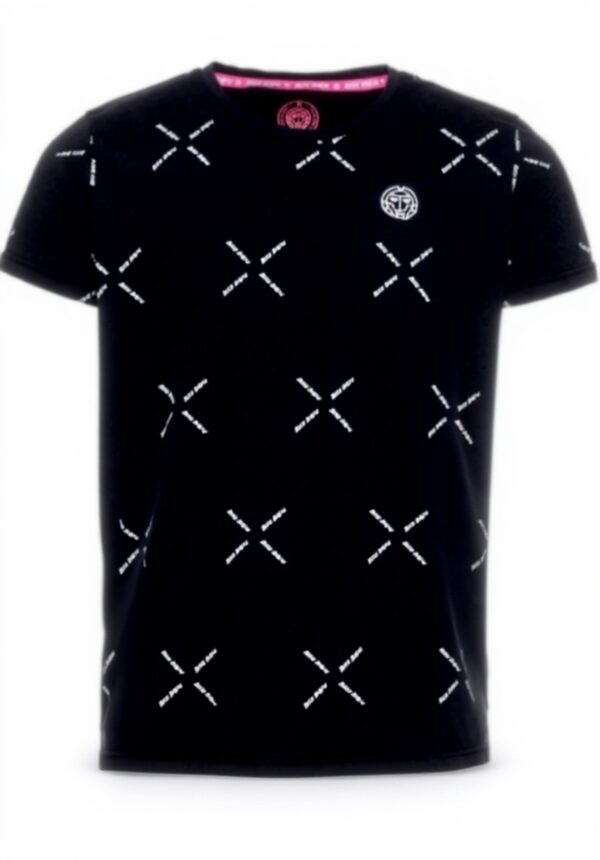 T-shirt Homme BIDI BADU Aleko Lifestyle Noir Polycoton