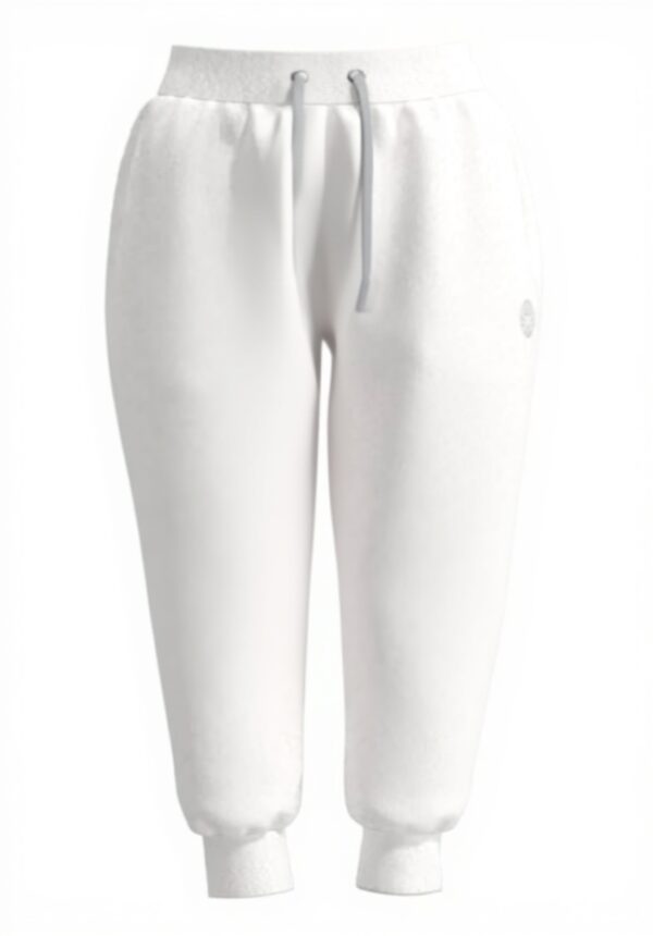 Pantalon survêtement fille BIDI BADU crème polyester recyclé