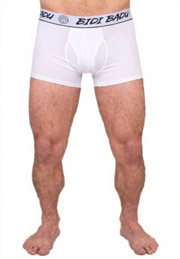 Caleçon Homme BIDI BADU Blanc Tennis Polyester Élasthanne