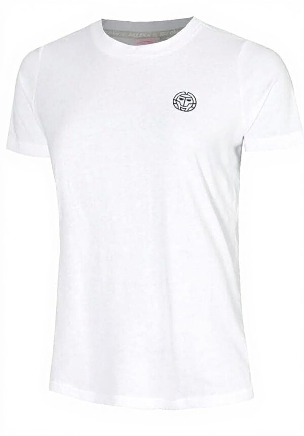 T-shirt tennis BIDI BADU femmes blanc coton polyester