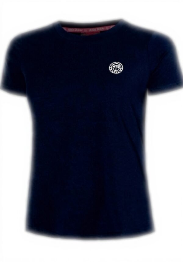 T-shirt Tennis Femmes BIDI BADU Bleu Foncé Coton Polyester