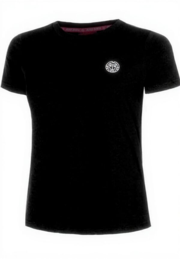T-shirt Tennis Femmes BIDI BADU Noir Coton Polyester