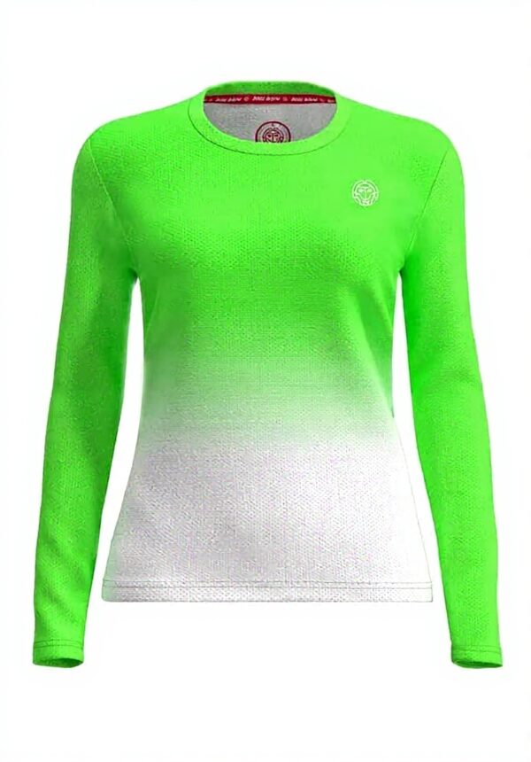 Haut manches longues BIDI BADU Filles Vert Fluo Polyester