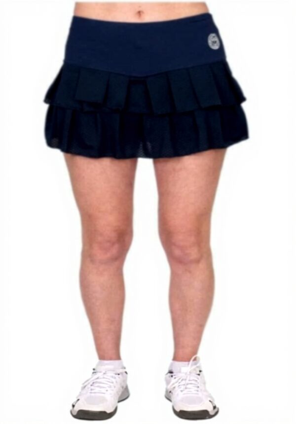 BIDI BADU Tennis Skort Dark Blue Pleated Womens Sport