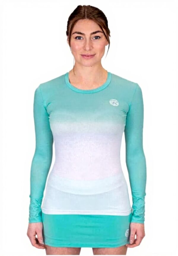 T-shirt sport femme BIDI BADU manches longues dégradé