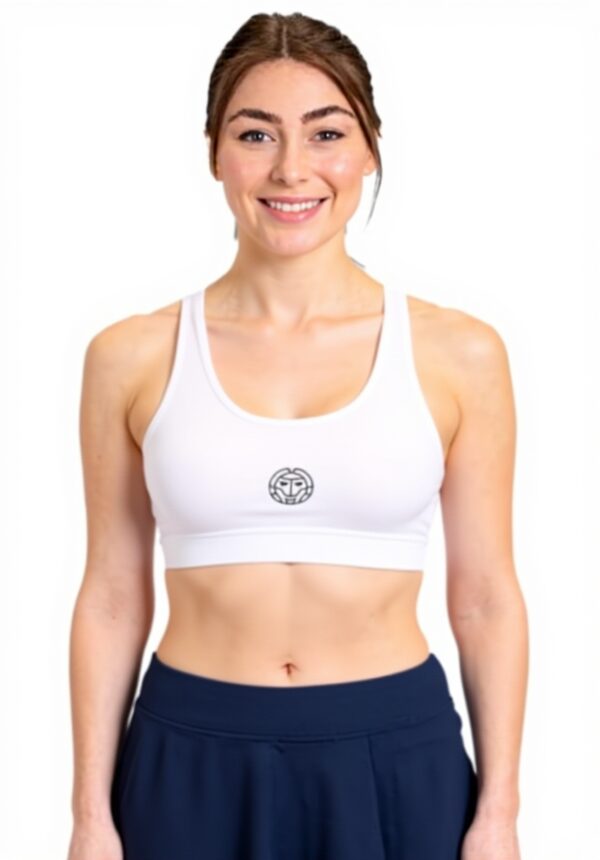 Soutien-gorge sport BIDI BADU Femmes support moyen blanc