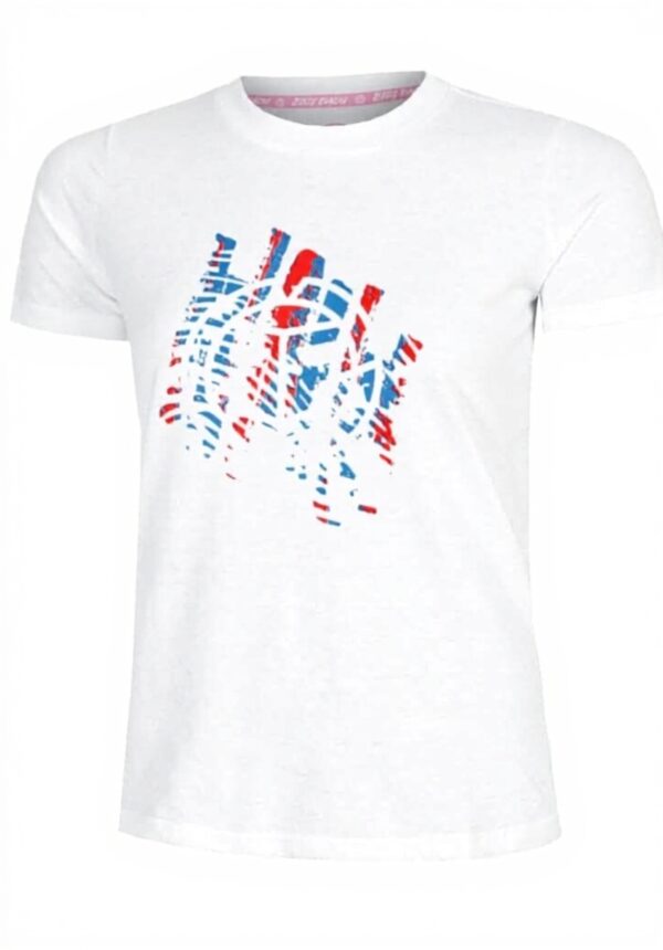 T-shirt sport Femmes BIDI BADU Shinae Lifestyle Bleu-Rouge