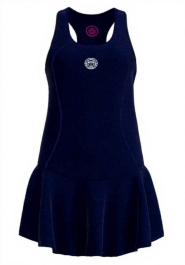 Robe tennis fille BIDI BADU polyester bleu sport