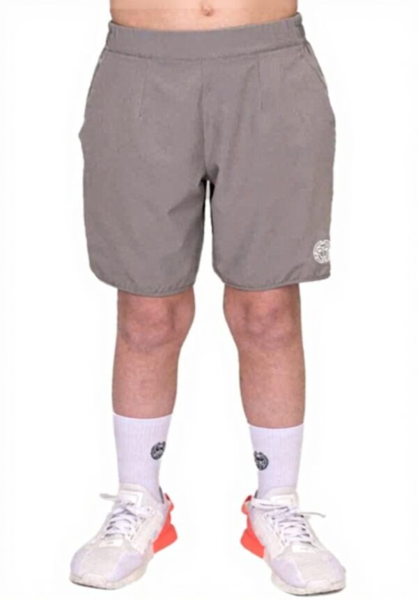 Shorts tennis garçon BIDI BADU gris synthétique sport