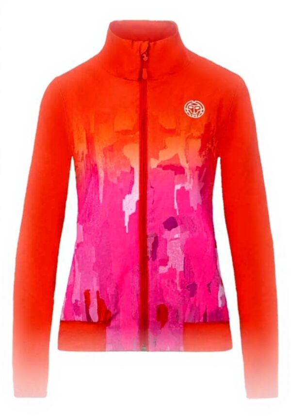 Veste de survêtement BIDI BADU Femmes Rouge Tennis