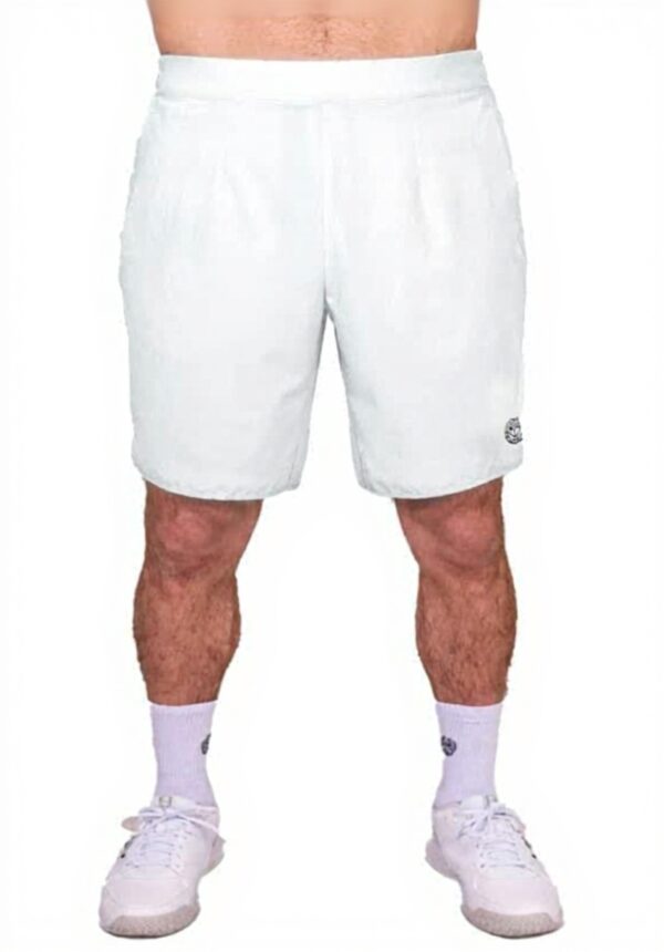 Shorts Tennis Homme BIDI BADU Blanc Polyester Élasthanne