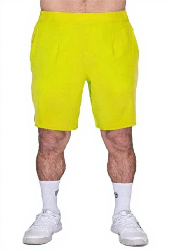 Shorts Tennis Homme BIDI BADU Jaune Fluo Polyester