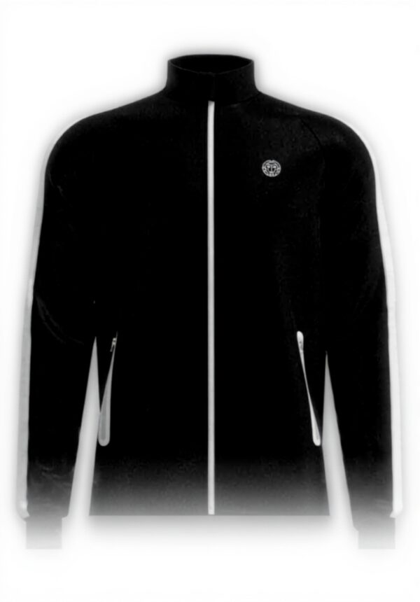 Veste de survêtement BIDI BADU Homme Noir Blanc Tennis