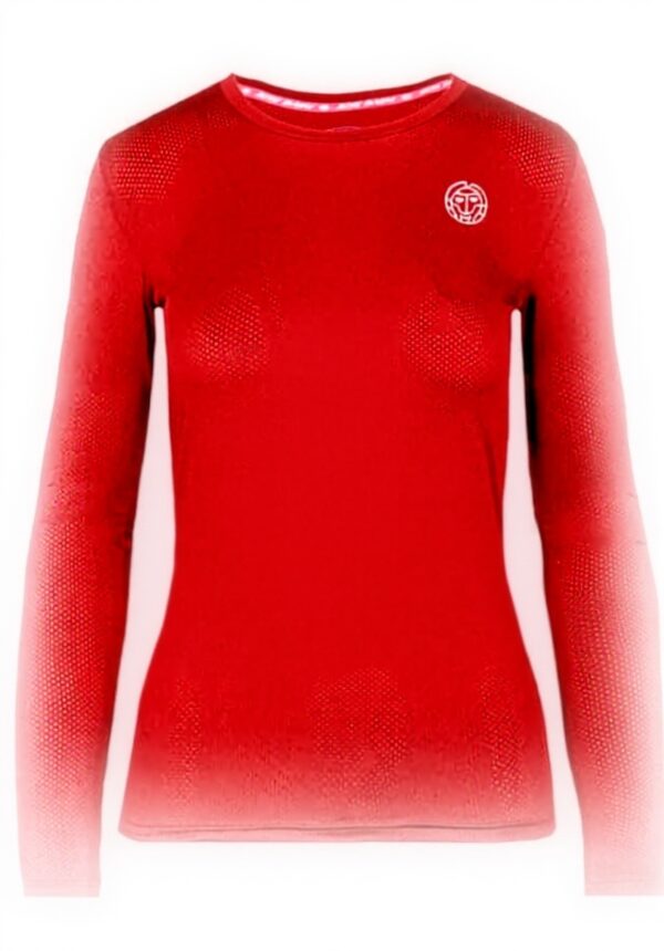 Haut manches longues BIDI BADU Filles Polyester Rouge