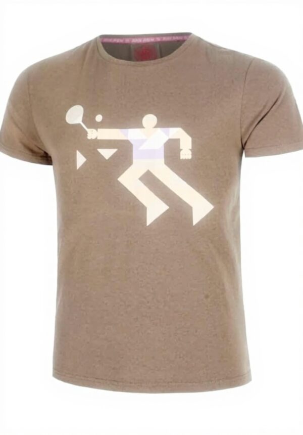 T-shirt Garçon BIDI BADU Tennis Marron-Beige 128