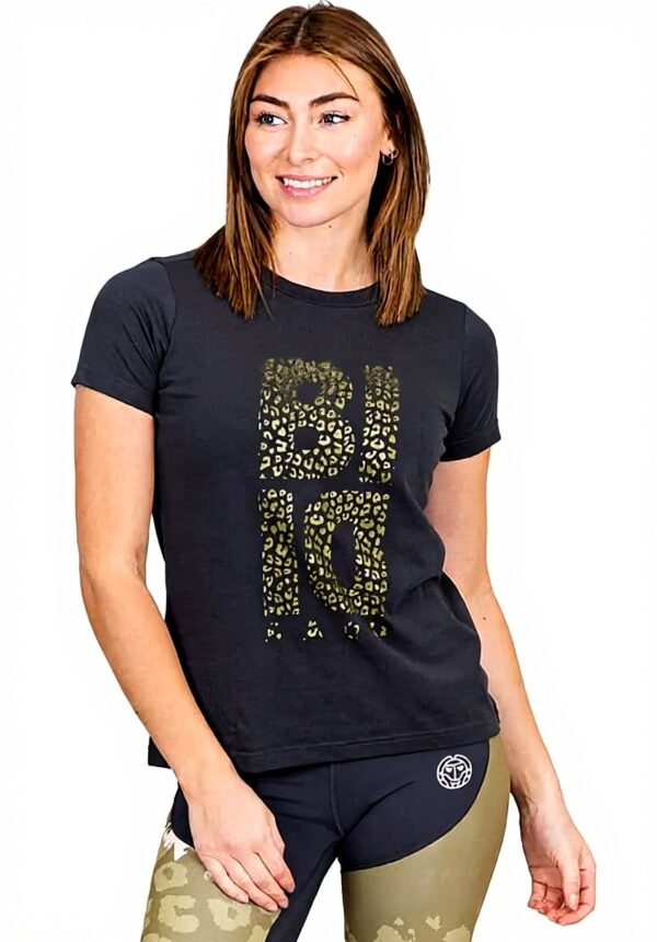 T-shirt Tennis Femmes BIDI BADU Gris Foncé Polyester