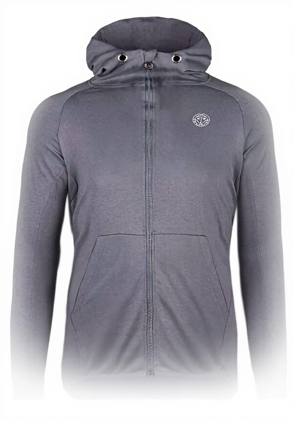 Veste de survêtement BIDI BADU Garçons Tennis Gris Coton