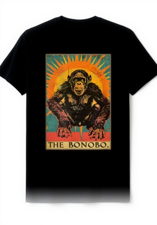 T-shirt Bonobo Animal Homme Léger Coupe Classique