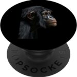 PopGrip Bonobo Poignée téléphone support extensible noir-0