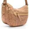 Sac porté épaule femme Liu Jo nylon nude marron BS25LJ125