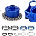 Boîtier différentiel métal ARRMA Kraton Senton 37T 13T bleu