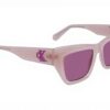 Lunettes de soleil Calvin Klein Jeans Nude Butterfly 50