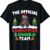 T-shirt Noël Bonobo équipe bonnet Père Noël fantaisie-0