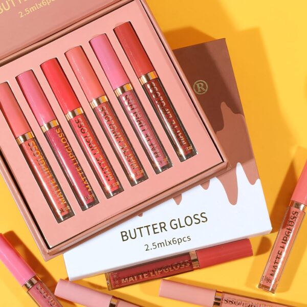 Gloss à lèvres CHSEEO 6 couleurs hydratant longue tenue-3