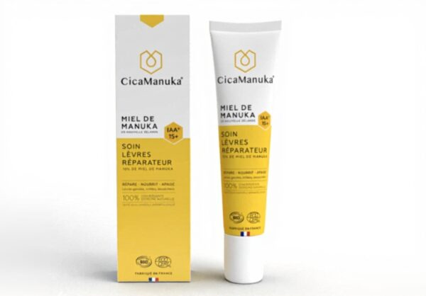Soin lèvres réparateur CICAMANUKA miel de Manuka bio