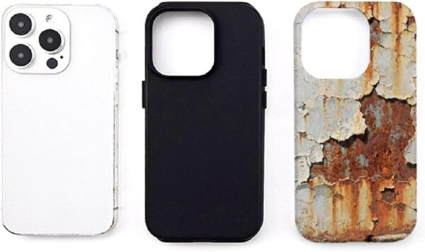 Coque téléphone magnétique métal rouillé vintage iPhone-1