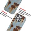 Coque téléphone métal rouillé HUFENYU protection design-1