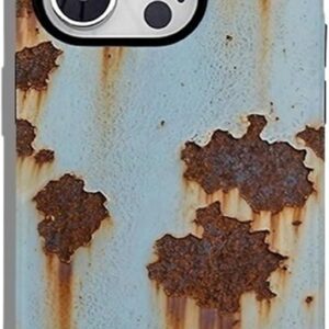 Coque iPhone texture métallique rouillée protection design-0