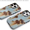 Coque iPhone texture métallique rouillée protection design-4