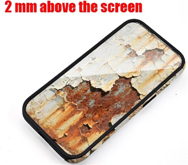 Coque iPhone texture métal rouillé vintage protection-5