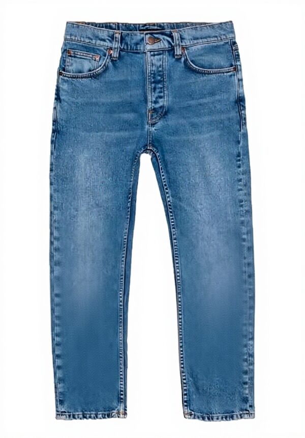 Jeans Denim Ollie robustes Nudie Homme Porté Vintage