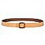 Ceinture femme DFJOENVLDKHFE jean boucle métallique marron