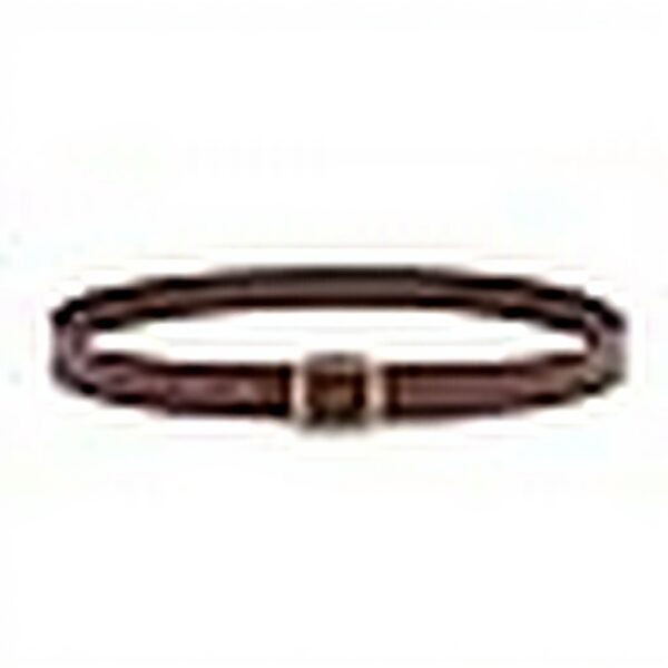 Ceinture femme DFJOENVLDKHFE jean boucle métallique marron
