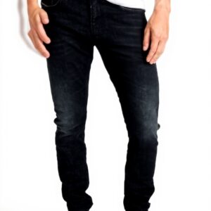 Diesel Jean Slim Homme Denim Extensible Bleu Azul 02