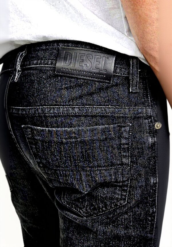 Diesel Jean Slim Homme Denim Extensible Bleu Azul 02