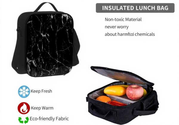 Trousse BAAROO motif marbre durable école bureau voyage