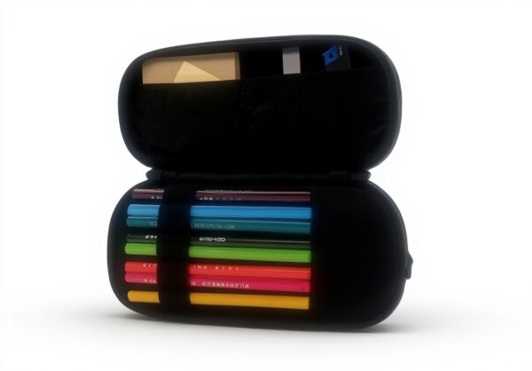 Trousse BAAROO motif marbre durable école bureau voyage