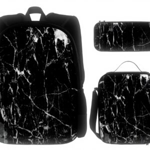 Trousse BAAROO motif marbre durable école bureau voyage