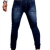 Jeans Homme Skinny Élastique Slim Fit GINGTTO Denim