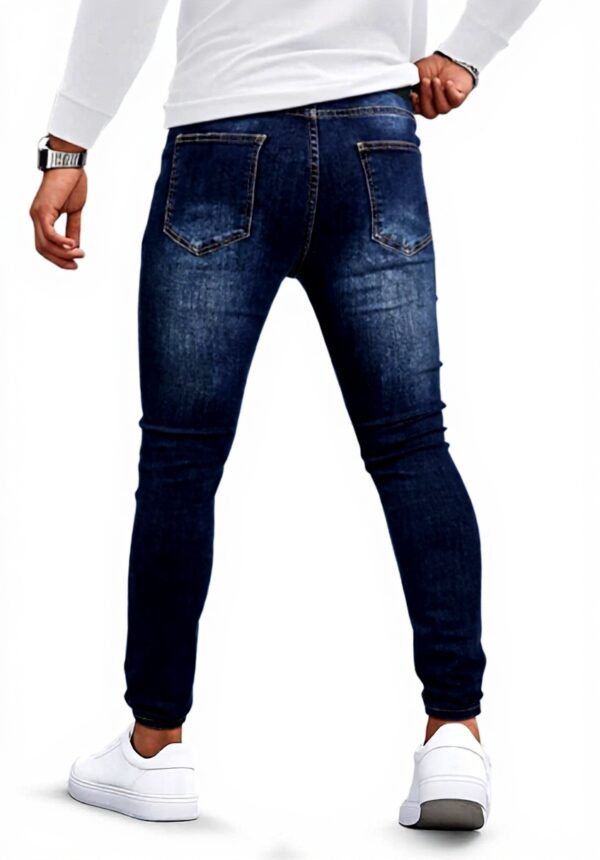 Jeans Homme Skinny Élastique Slim Fit GINGTTO Denim
