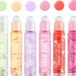 Gireatick huile à lèvres 6 saveurs fruits design bille-0