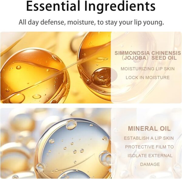 Gireatick huile à lèvres 6 saveurs fruits design bille-4