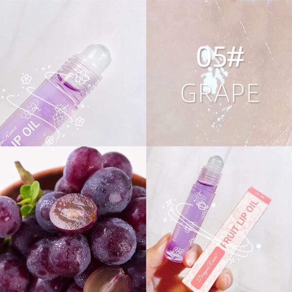 Gireatick huile à lèvres 6 saveurs fruits design bille-6