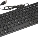 Clavier filaire Glossia ultra fin silencieux 78 touches-0