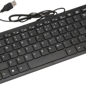 Clavier filaire Glossia ultra fin silencieux 78 touches-0