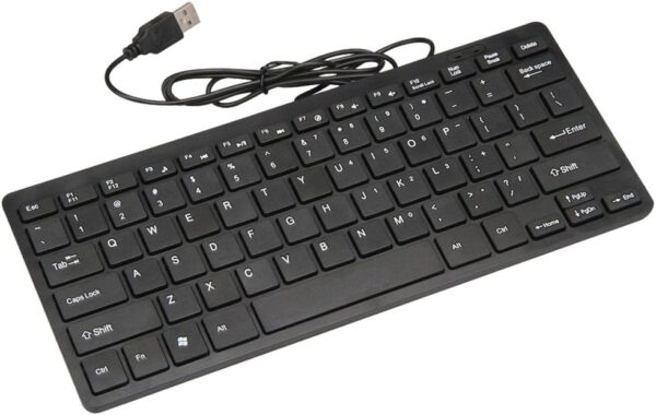 Clavier filaire Glossia ultra fin silencieux 78 touches-0